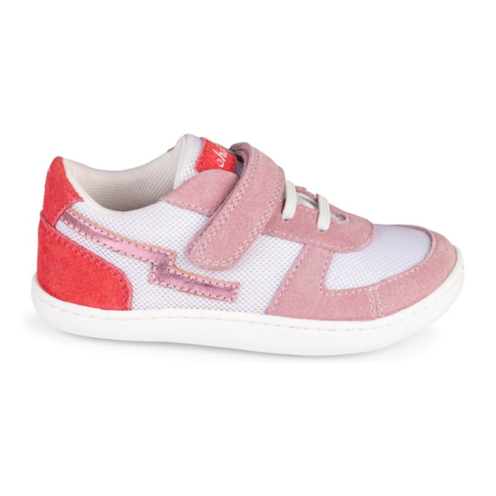 DEPORTIVO RAYO BAREFOOT BLANCO/ROSA – LIGEREZA Y DULZURA
