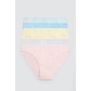Confezione da 6 mini slip stampati