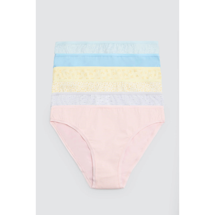 Confezione da 6 mini slip stampati