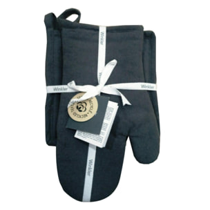 Lot gant/manique recyclé Jona