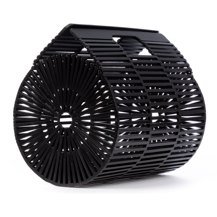 Zerfaliu bolso de mano de madera.