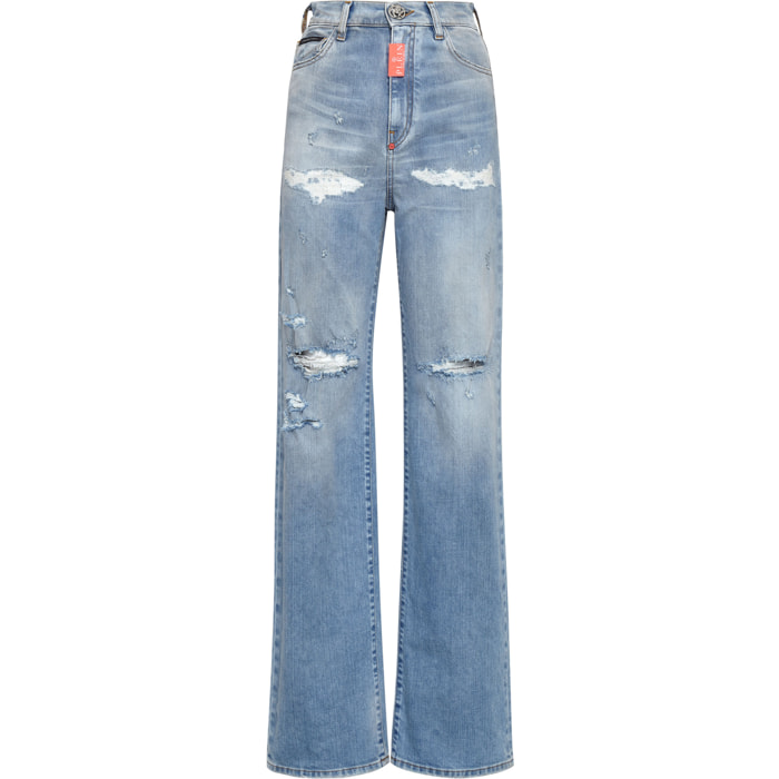 PHILIPP PLEIN Wide-leg jeans