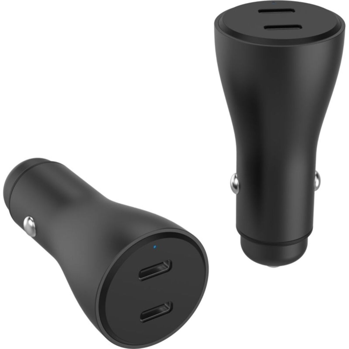 Chargeur allume cigare ADEQWAT 60W 2x USB-C noir