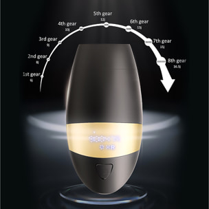 Instrumento de depilación con luz de color. Tubo de lámpara de cuarzo.