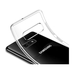 Coque Galaxy S10e Samsung 360 degrés intégrale protection avant arrière silicone transparente