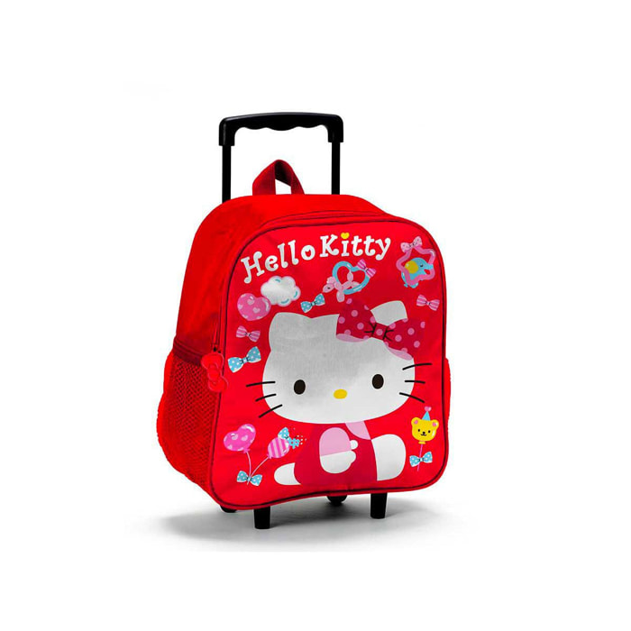 Zaino Trolley Asilo Hello Kitty Lei Hello Kitty Rosso