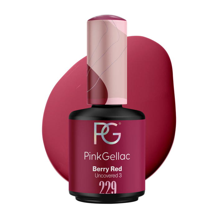 Vernis semi-permanent - 229 Berry Red - 15 ml