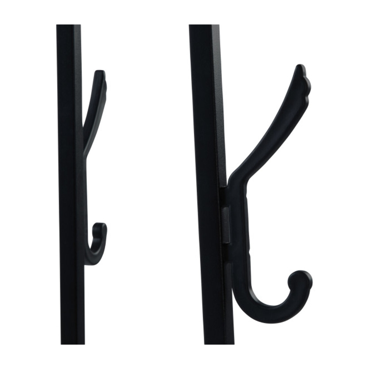 Porte manteau carré sur pieds Elize 4 étagères