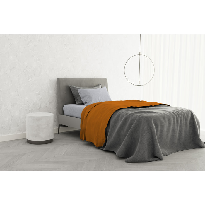 COMPLETO LETTO TRENDY CHIC MADE IN ITALY COTONE- ZUCCA SINGOLO