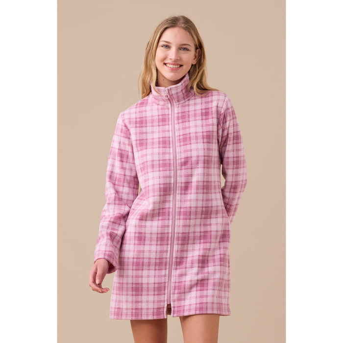 Vestaglia donna micropile articolo cuoricino. Noidinotte