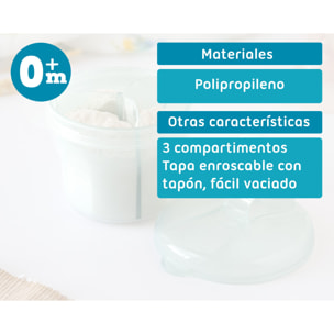 DISPENSADOR DE LECHE 3 COMPARTIMENTOS SAGE