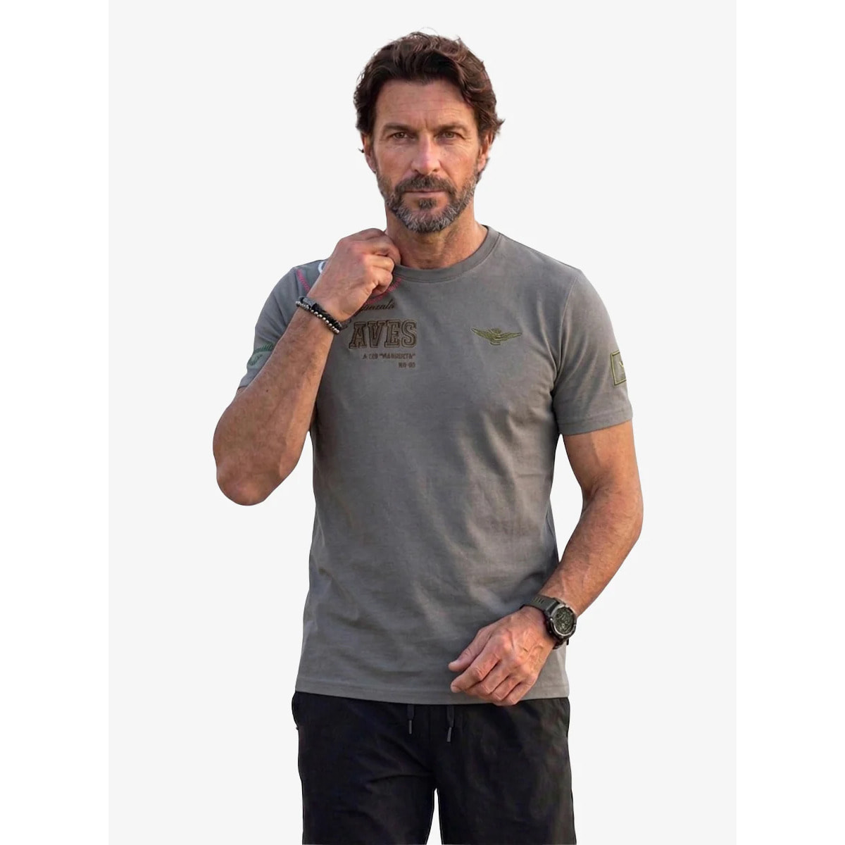 T-shirt Esercito militare in cotone uomo