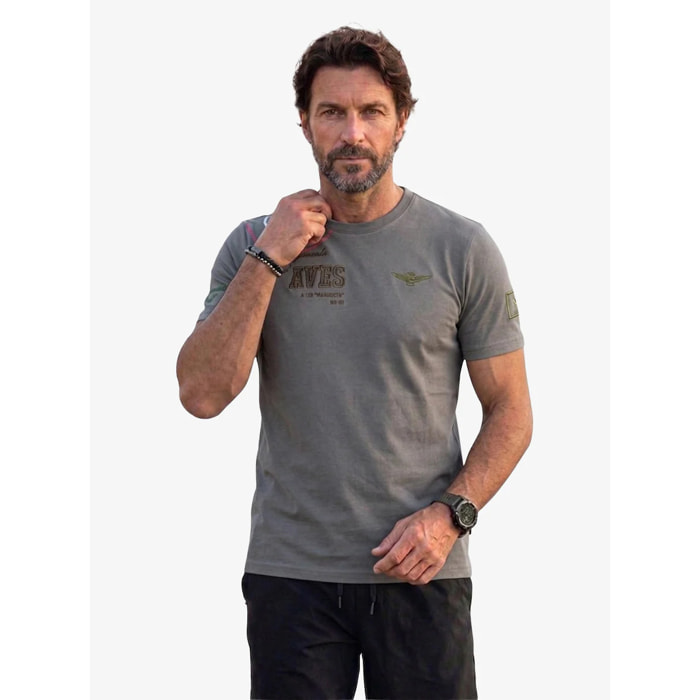 T-shirt Esercito militare in cotone uomo