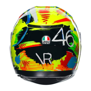 CASCO AGV K3 E2206 ROSSI WINTER TEST 2019