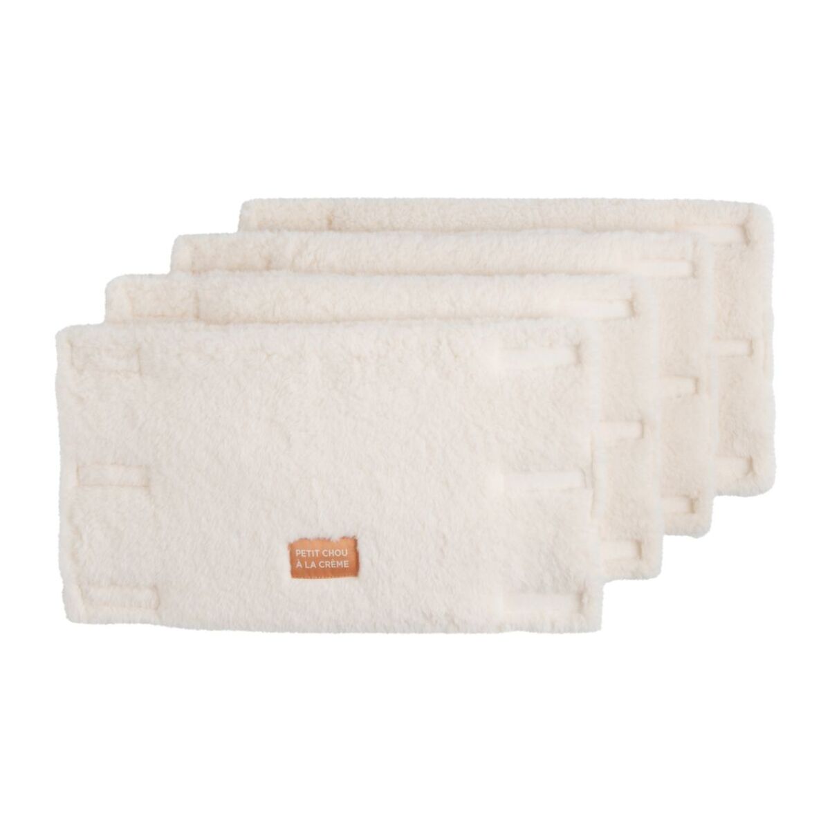 Protections de barreaux de lit bébé en sherpa