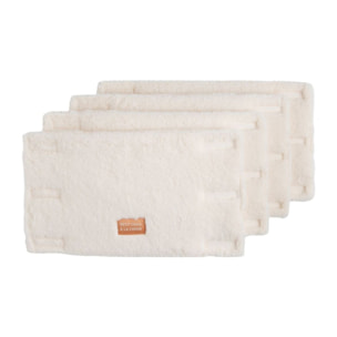 Protections de barreaux de lit bébé en sherpa