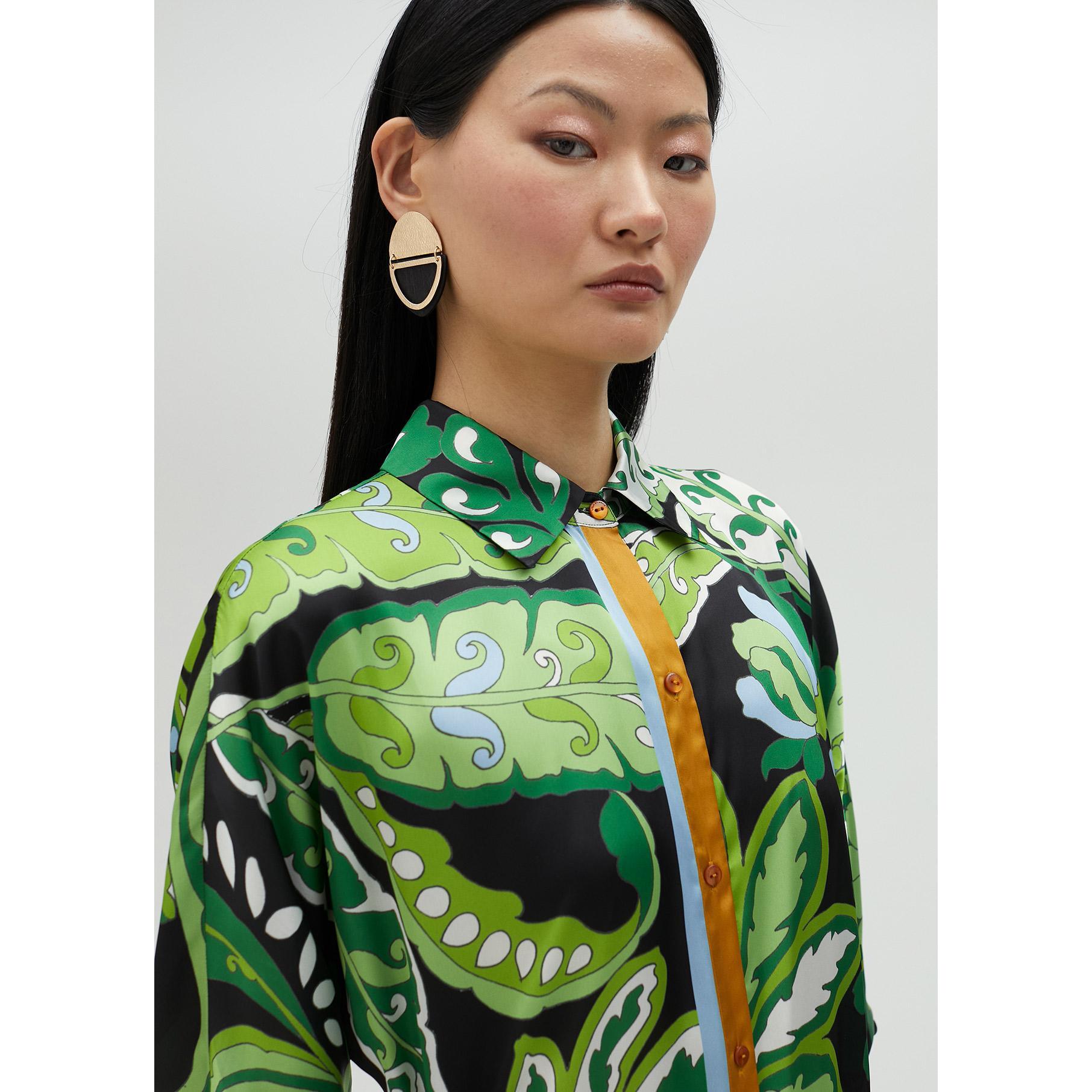 Vestito chemisier stampa paisley