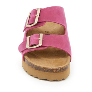 SANDALO CON ZEPPA BILLOWY ROSA