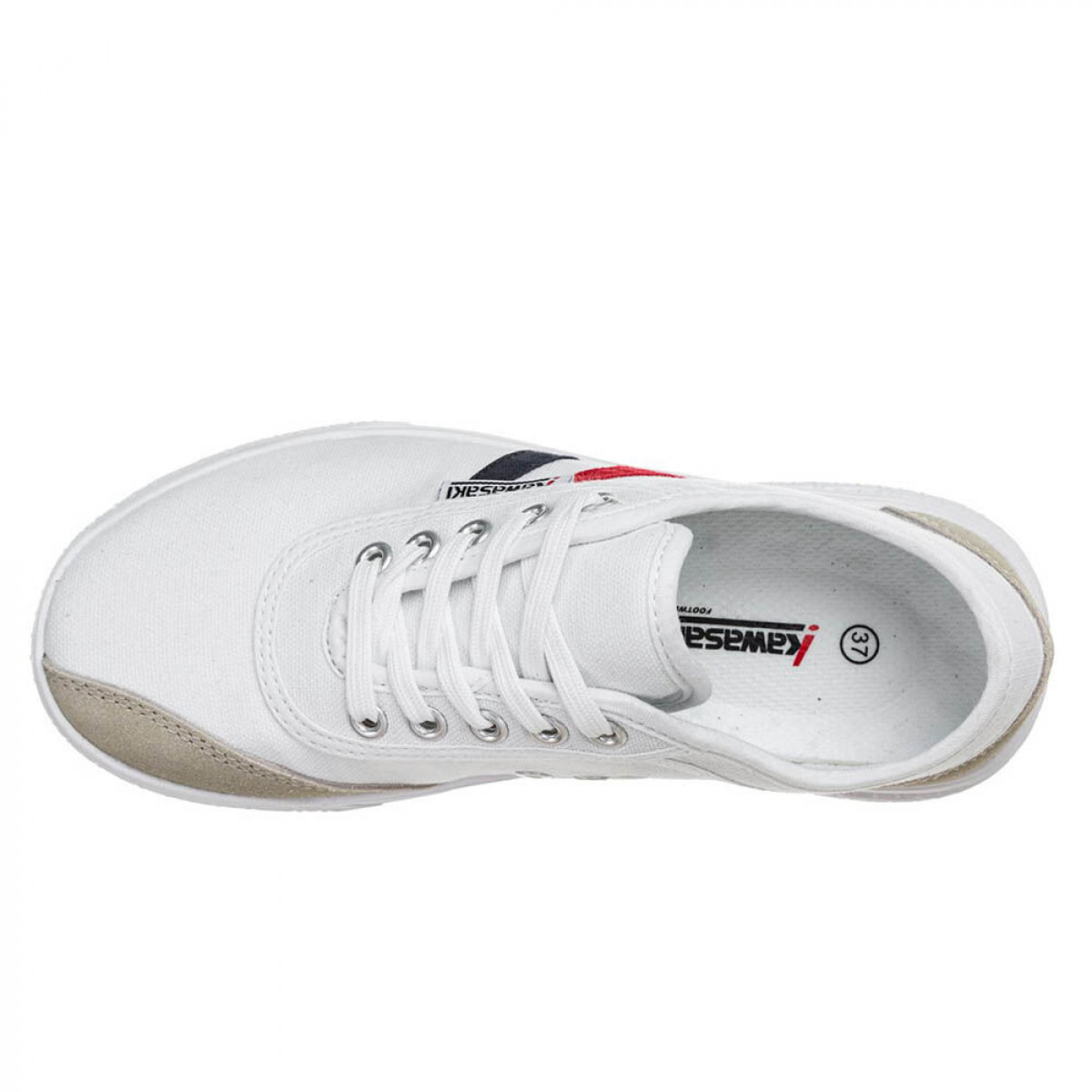 KAWASAKI Leap Retro Canvas Shoe K212325 1002 White