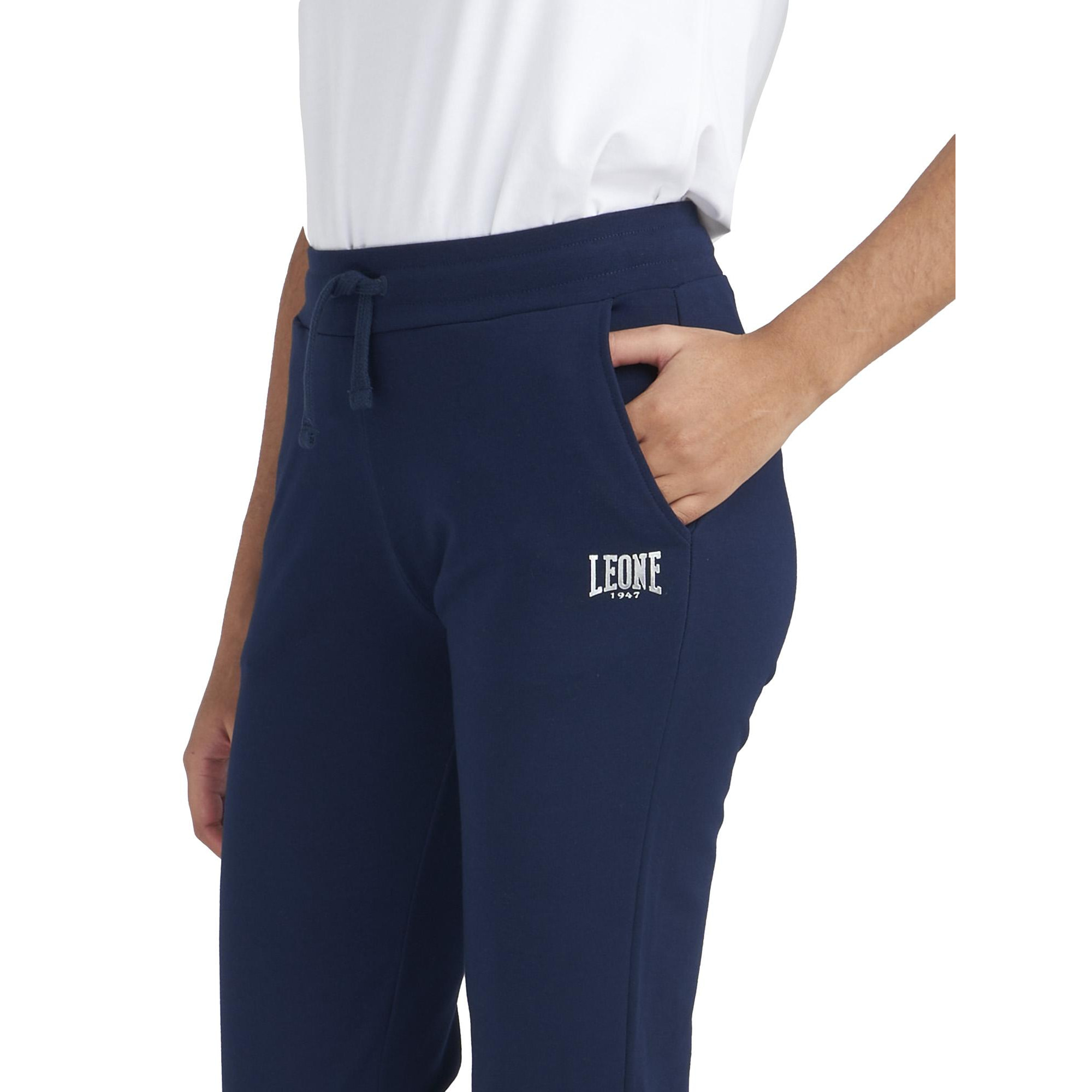 Pantalón de entrenamiento mujer polar con puños