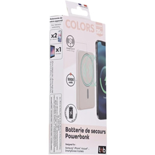 Batterie externe TNB 5000 mAh MagSafe rose