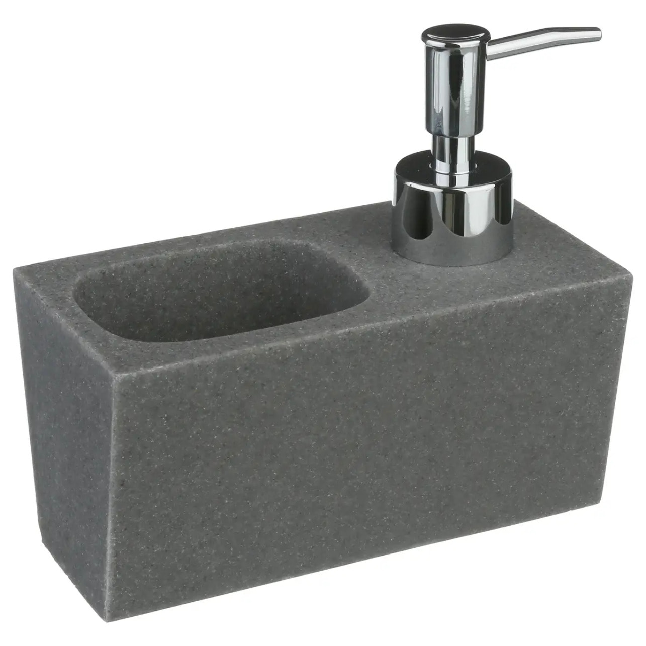 Distributeur savon avec éponge 170ml noir