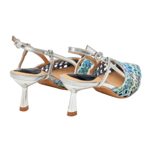 Decolletè cinturino regolabile - tacco 7,0 cm