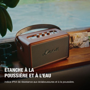 Enceinte portable MARSHALL Kilburn III Marron - Son 360°, Bluetooth, autonomie 50h
