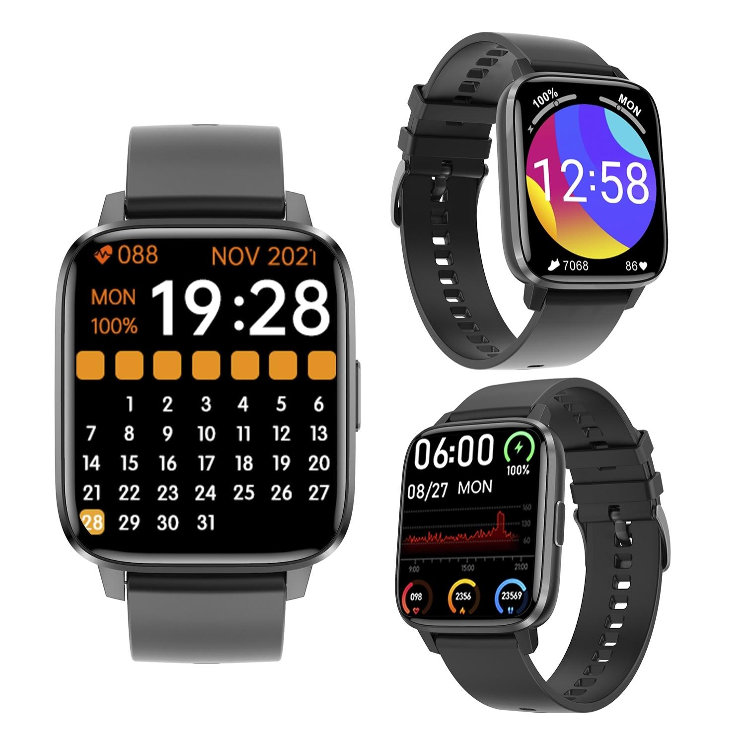 DAM Smartwatch DTX MAX con múltiples modos deportivos, acceso asistente voz, Widgets. Monitor de oxígeno en sangre y cardiaco.