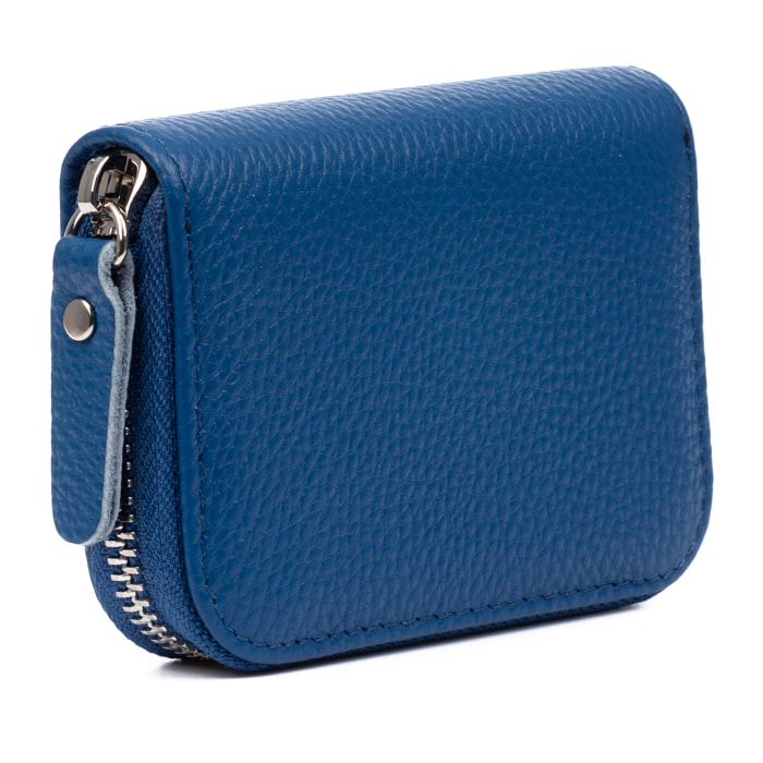 Balocco cartera tarjetero mujer. Piel auténtica Dollaro.