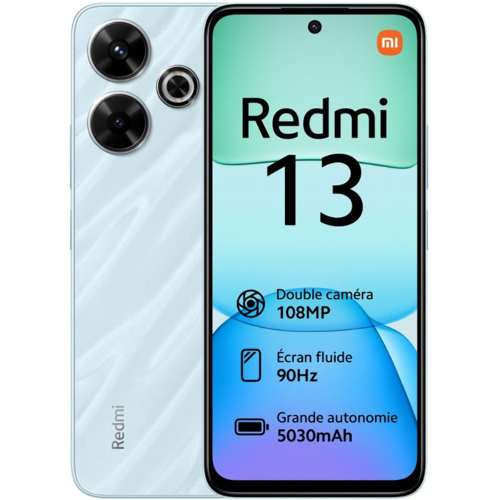 Smartphone XIAOMI Redmi 13 4G 256Go Bleu
