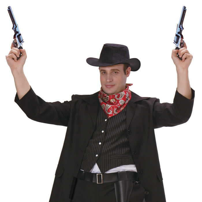 Costume Carnevale Travestimento Da Gringo Pistolero Far West Uomo