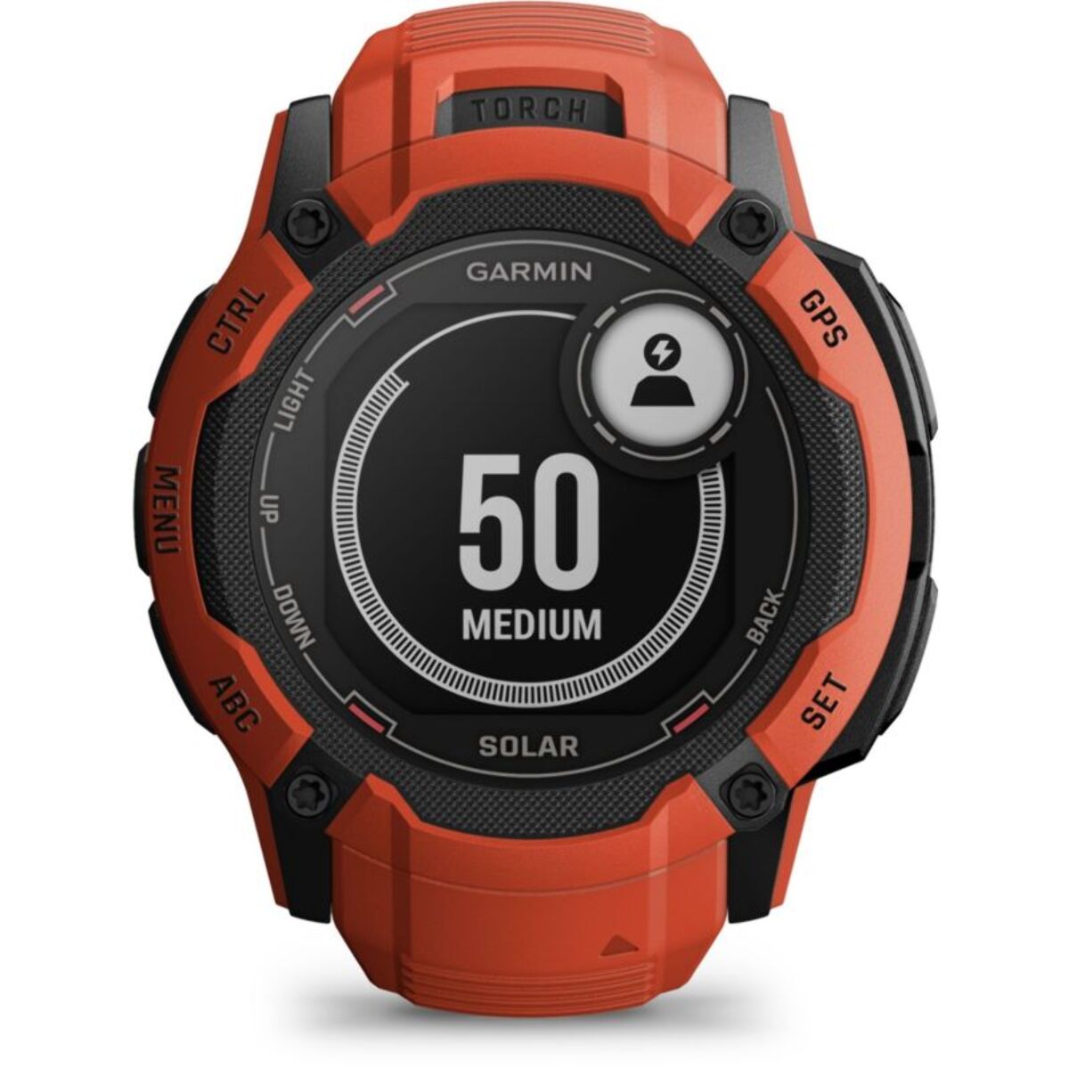 Montre sport GARMIN Instinct 2X Solar Flame red
