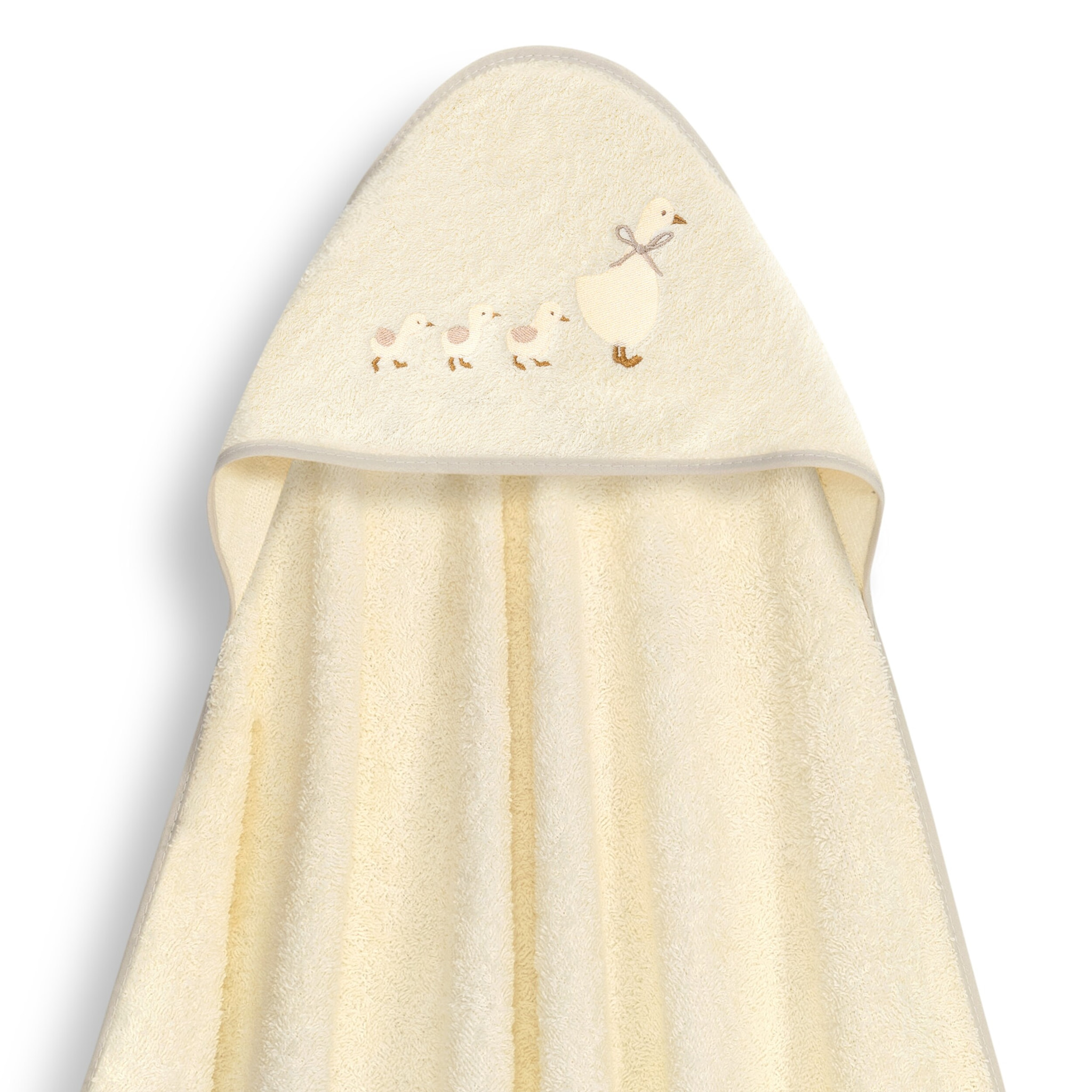 Capa Baño 1X1 Mod Patitos Familia+ Gorro Beig