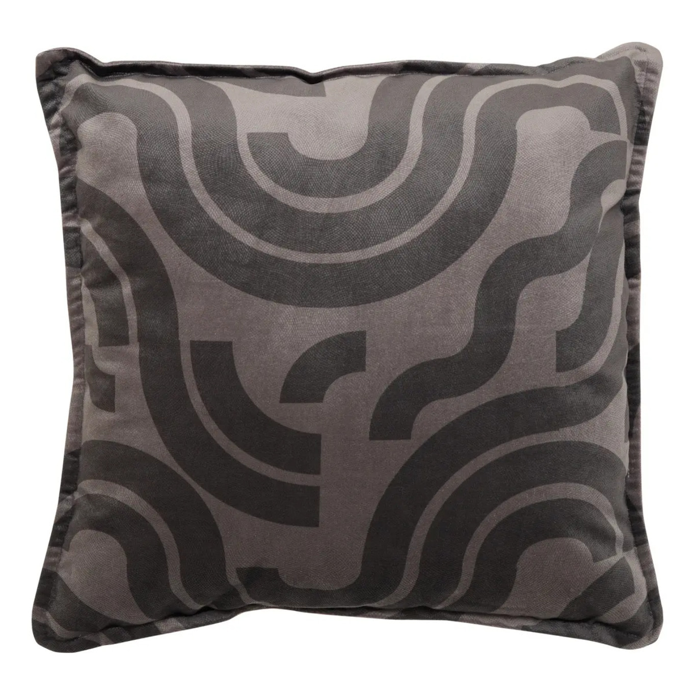 Coussin Lilou carré 45x45cm gris
