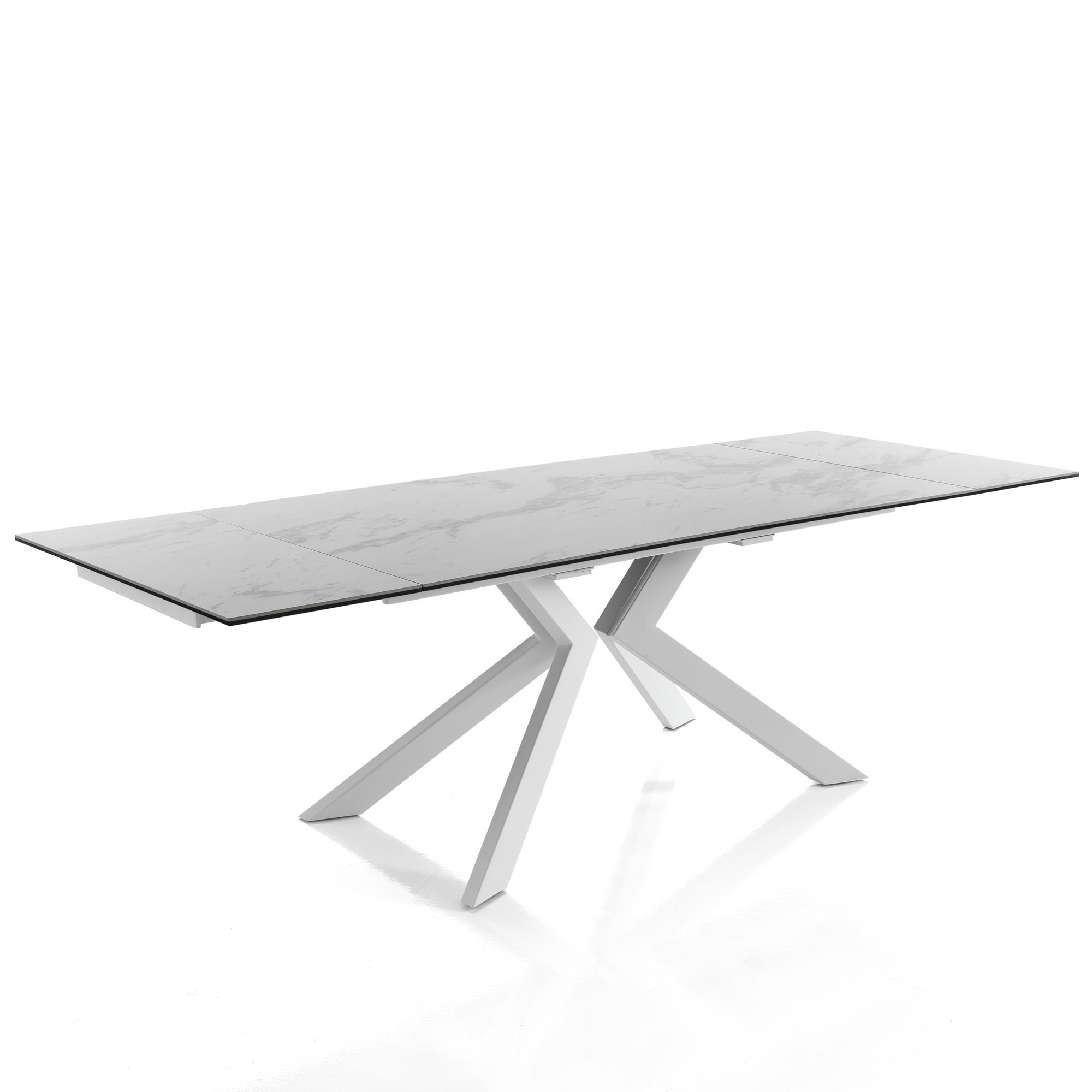 Tomasucci table extensible TIPS EVOLUTION - MARBRE Blanc