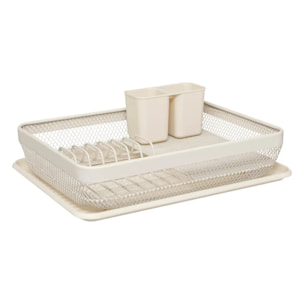 Égouttoir "Mayaj" en plastique beige