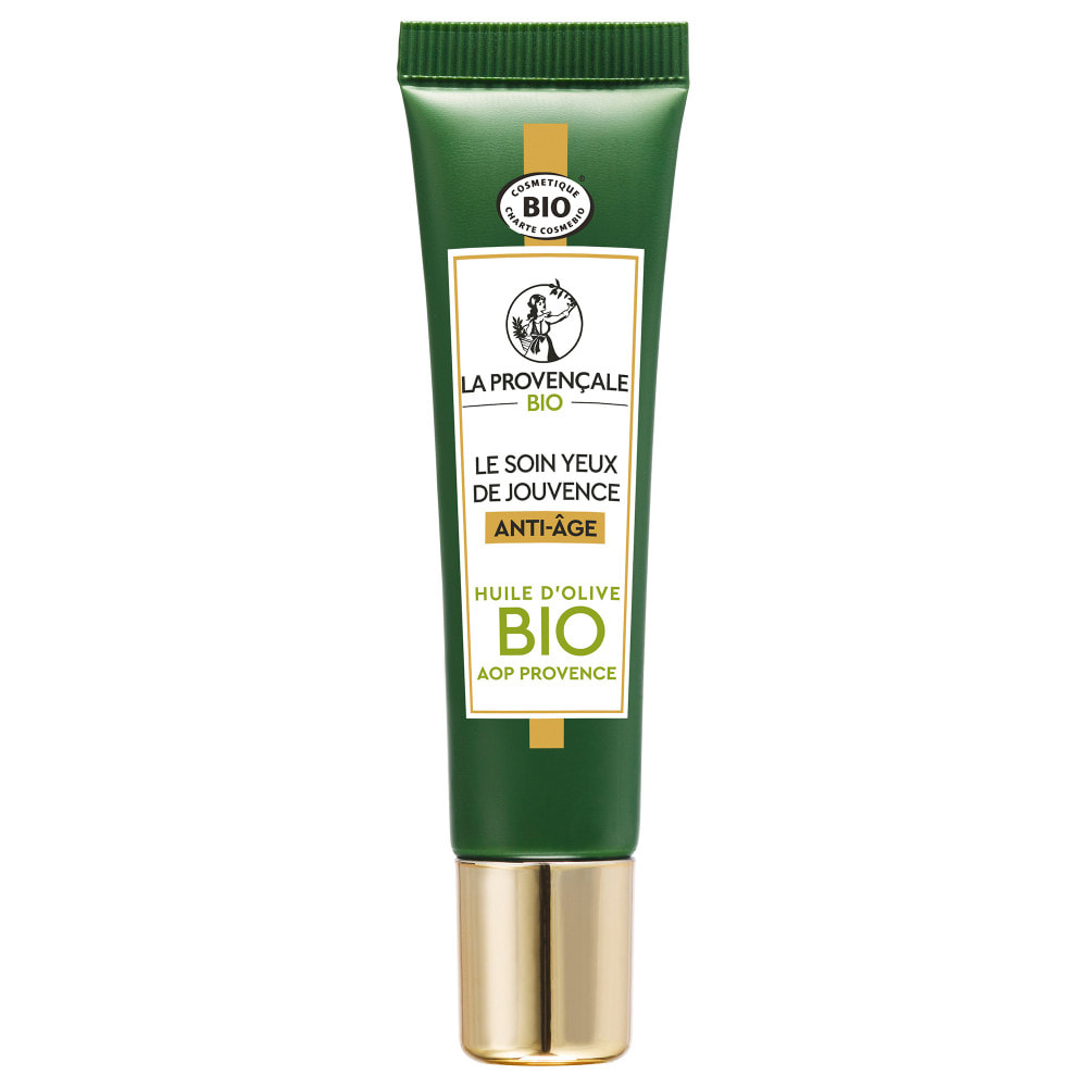 La Provençale Oleo-Jeunesse - Soin Yeux Booster d'Hydratation Anti-âge - Omégas d'huile d'Olive verte - 15ml
