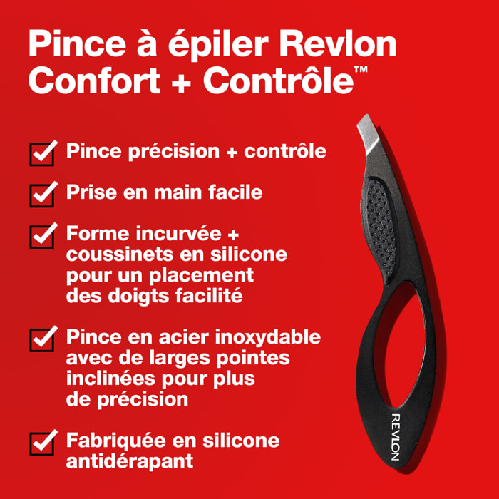 Pince à Épiler Confort + Contrôle - Pince à Epiler à Large Prise
