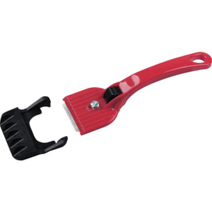 Ensemble de 2 Racloirs rouge pour plaque vitrocéramique Fackelmann