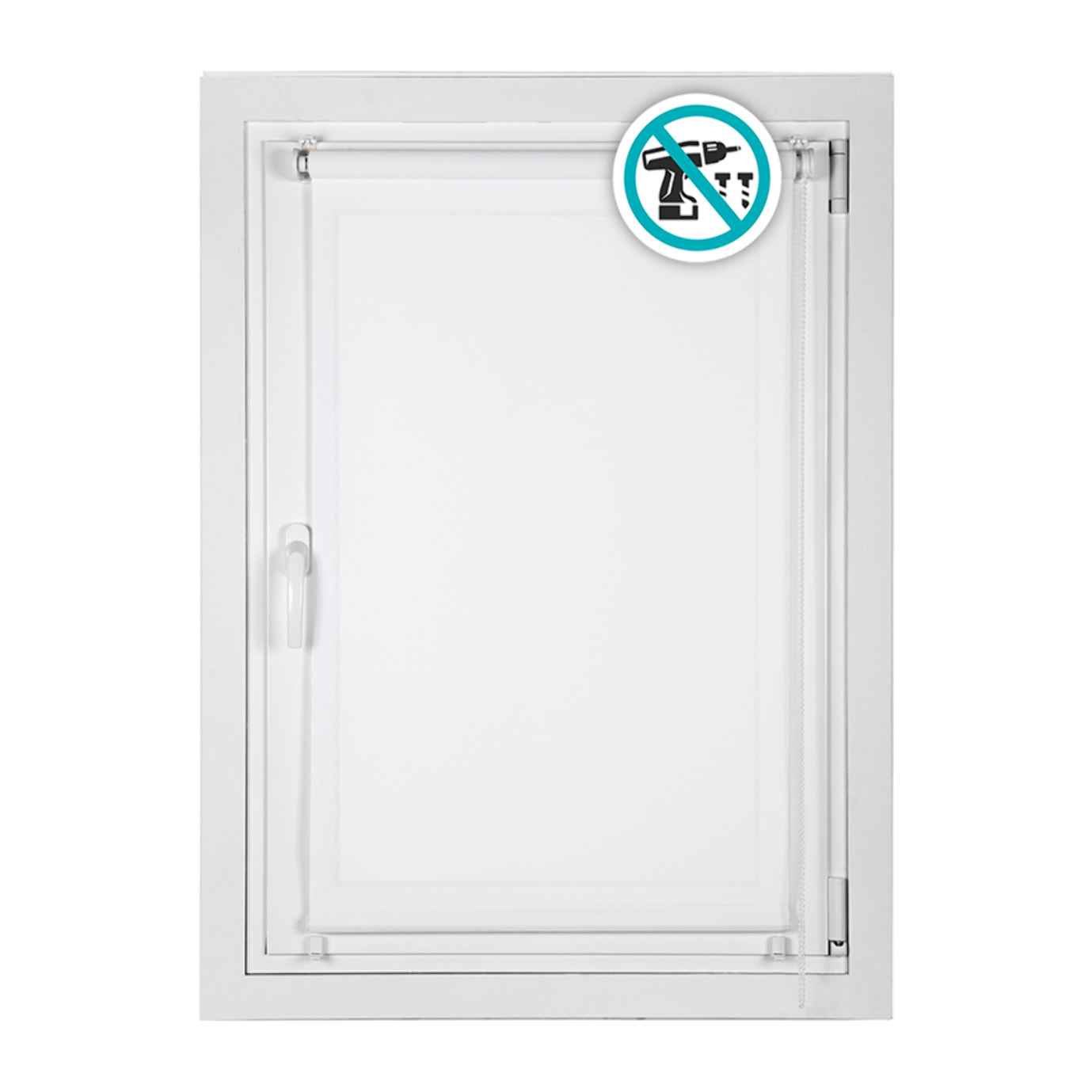 Enrollable CLIP&FIX SCREEN Blanco nieve