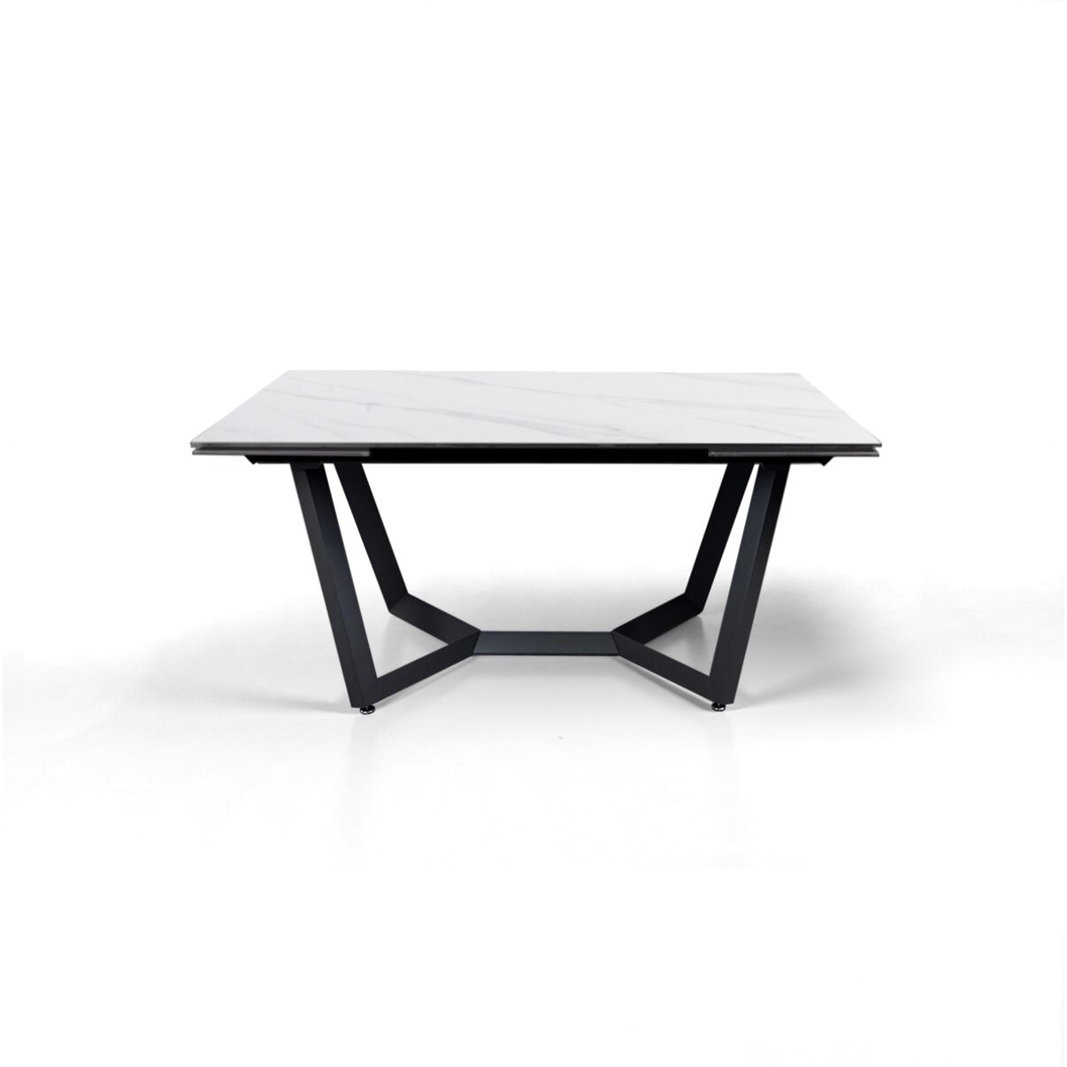 Tomasucci Table extensible LEO EVO en MARBRE BLANC / GRIS