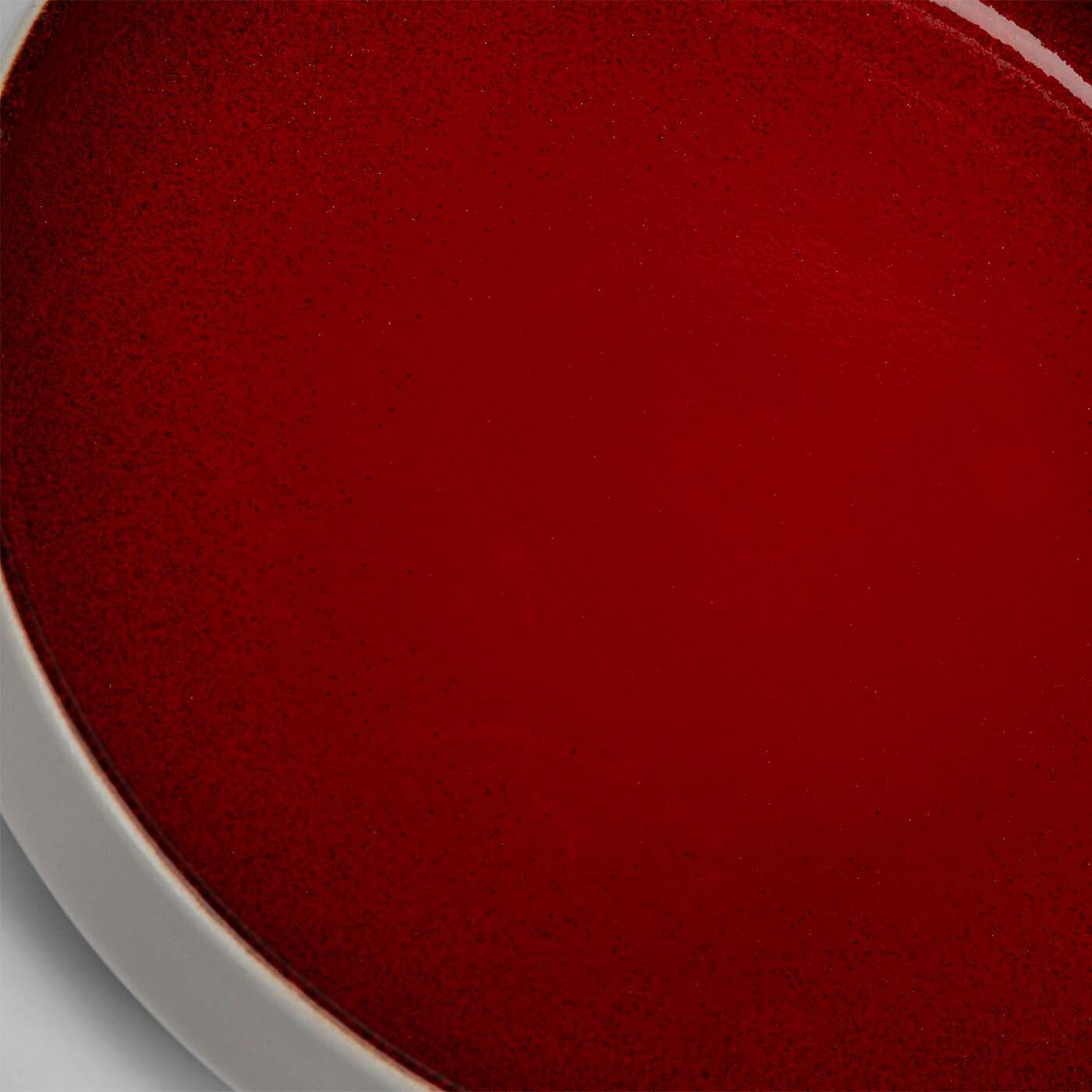 Assiettes creuses Colorino rouges 21cm set de 4 Kare Design