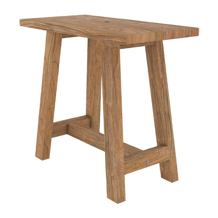 Tabouret en bois de teck recyclé - Dao