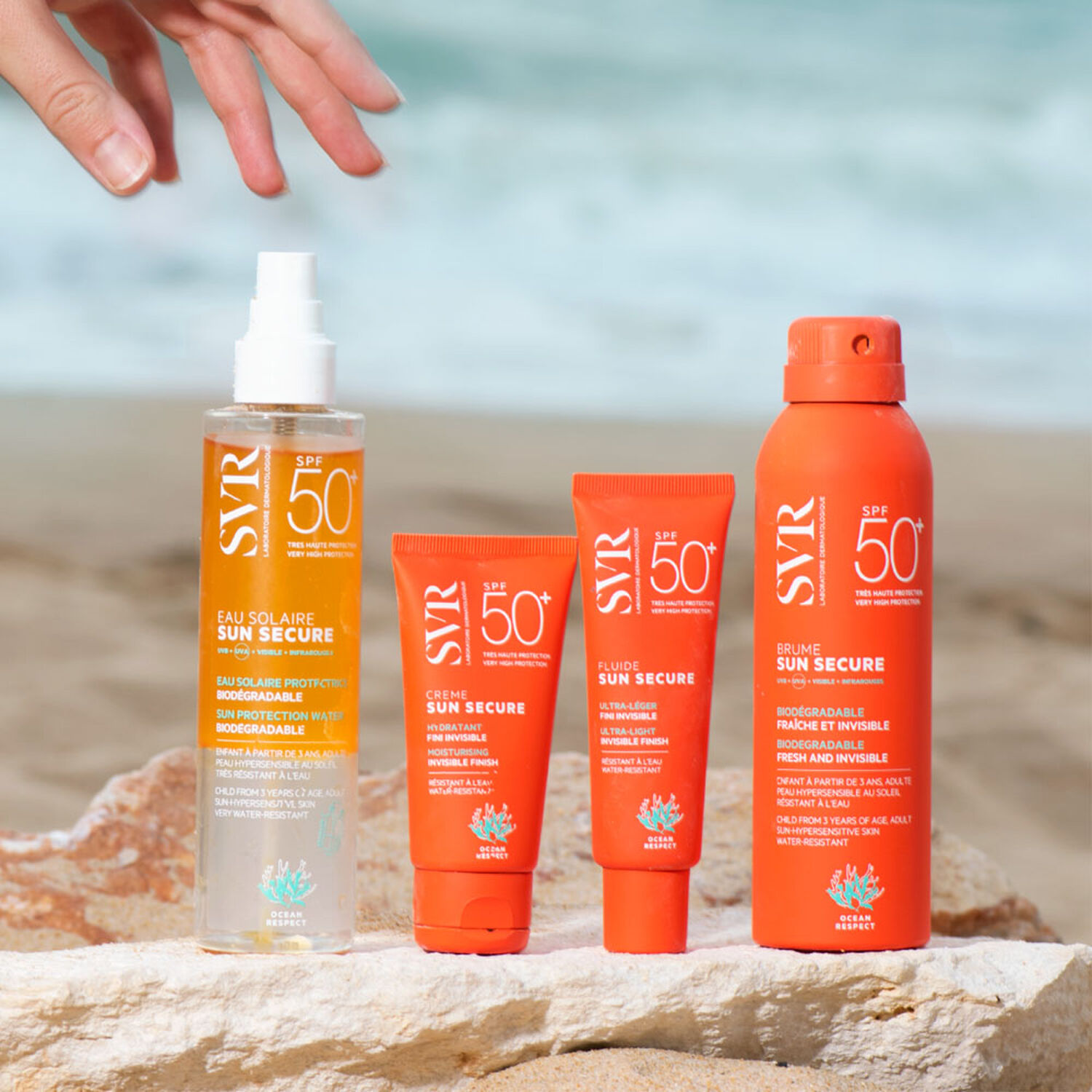 Sun Secure SPF50+  - Crème Biodégradable Hydratante 50 ml
