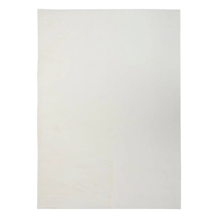 Tapis fausse fourrure Couka blanc 170x120cm