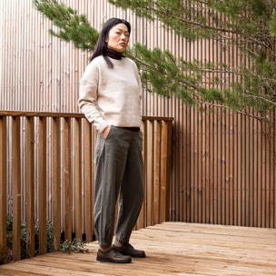 Zapatos N5876 SOFT NAPPA BLACK / ARENISCA color Black