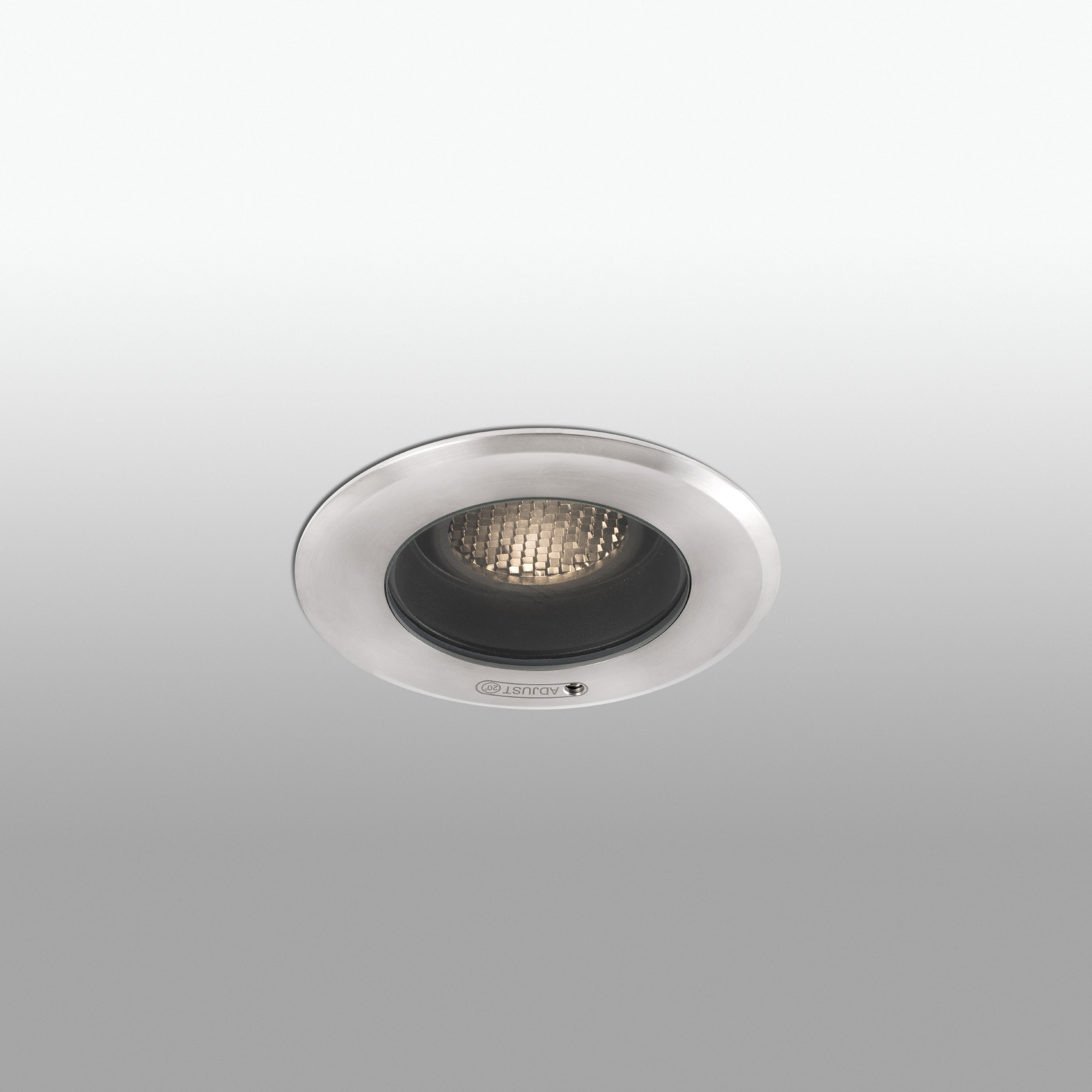 GEISER 80 Plafonnier encastrable orientable gris