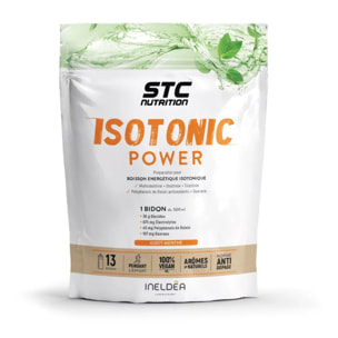 STC NUTRITION - Préparation pour boisson énergétique isotonique dynamisante - Idéale pour les efforts de moins de 3h - 100% vegan - Goût Citron ou Menthe - 13 doses - 525 g - Menthe