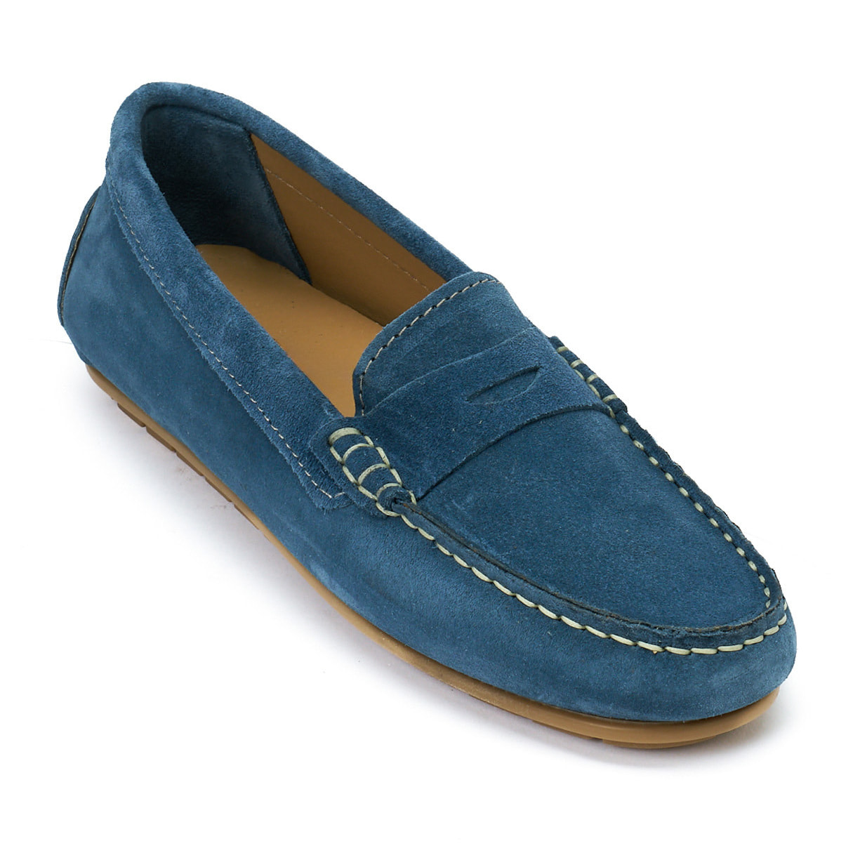 Mocassino Driver British Passport Denim